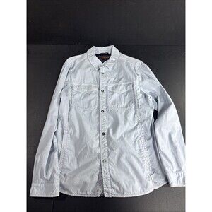 Waterville Button Down Shacket - Blue - Size 52